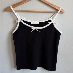Coquette Knit Tank Top